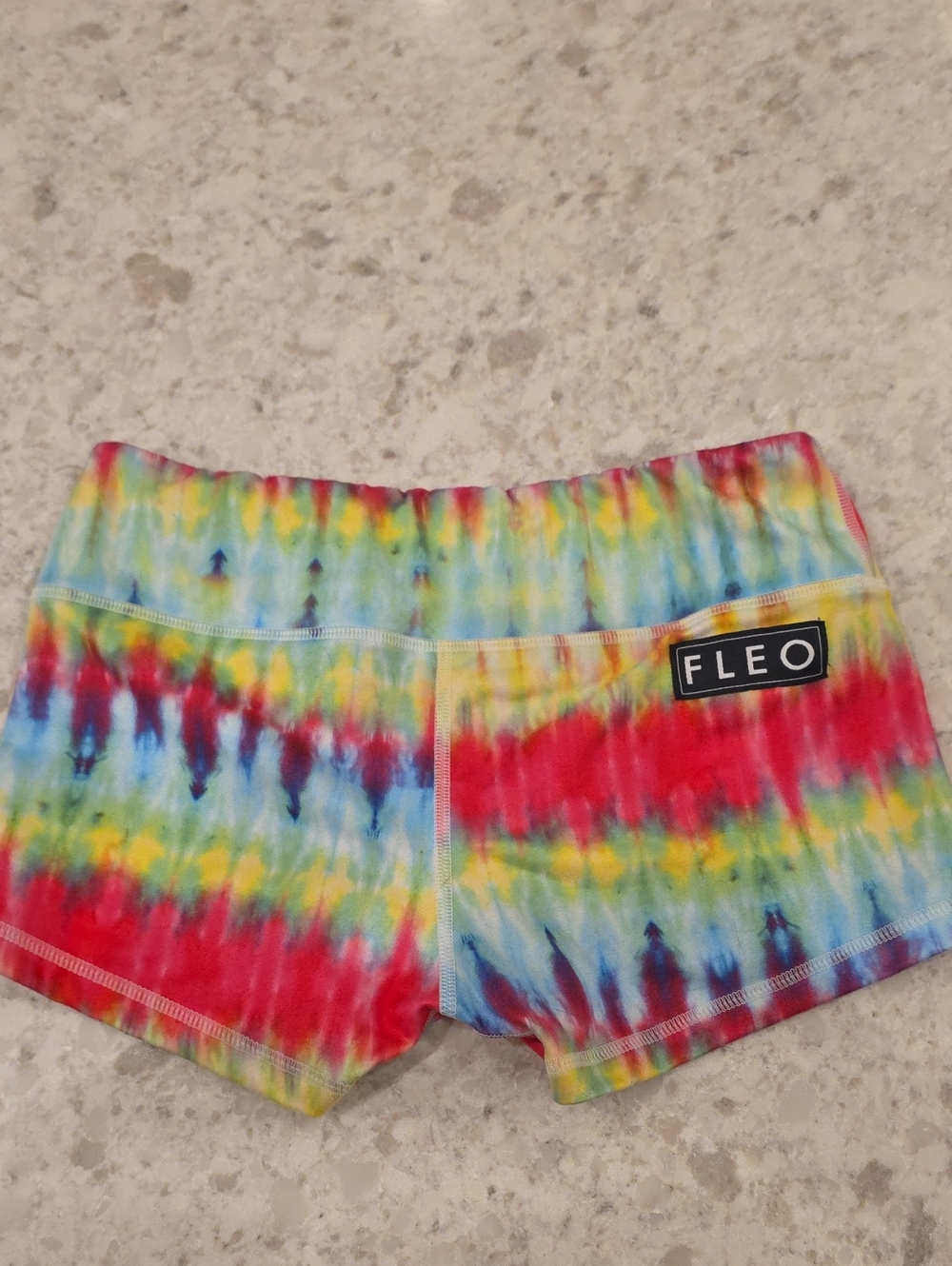 Fleo Rainbow Tie Dye Short